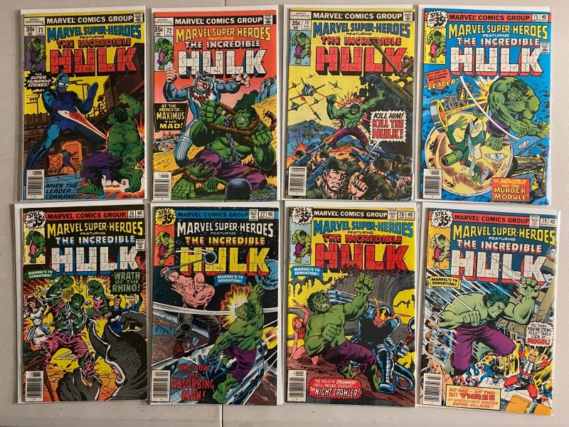 Marvel Super Heroes lot #36-90 Hulk reprints 1st Series (avg 4) 39 diff (1973+)