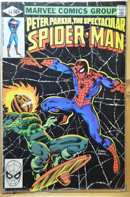 The Spectacular Spider-Man #56 (1981) Miller art. First Hobgoblin!!