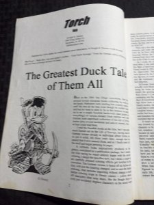 2011 TORCH Fanzine #160 VG+ 4.5 Donald Duck  / George Tuska