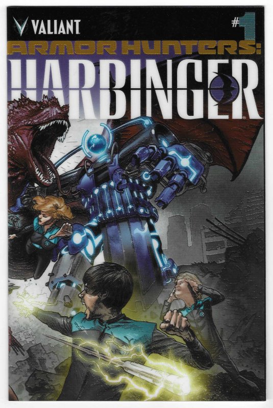 Armor Hunters: Harbinger #1 LaRosa Chromium Cover (2014)