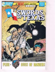 Swords Of Texas Complete Eclipse Comics Limited Series # 1 2 3 4 Scout TW19