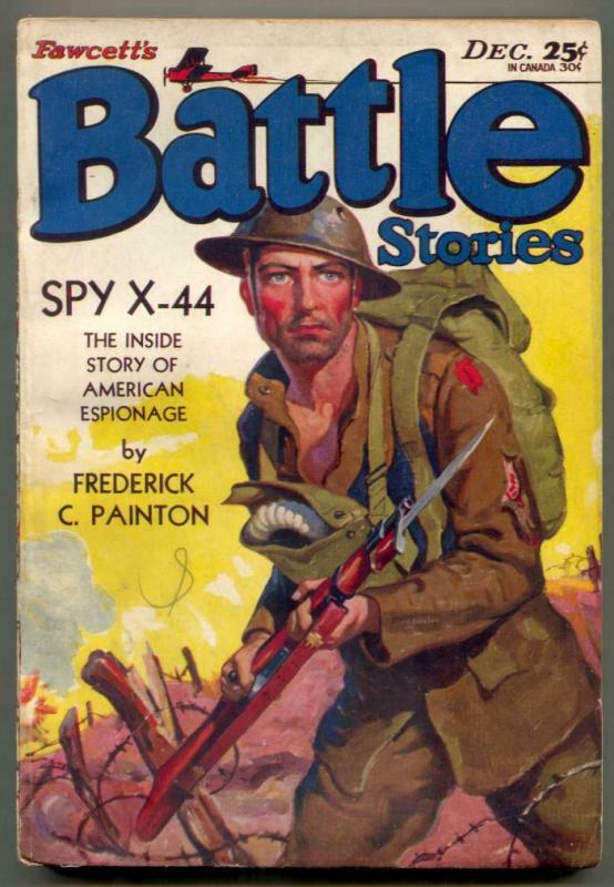 Battle Stories Pulp December 1930- SPY X-44 - incomplete