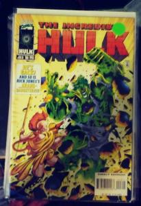 incredible hulk  # 443 1996  MARVEL  rick jones  green hulk returns