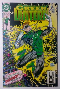 Green Lantern #36 (9.4, 1993) DC Universe Logo