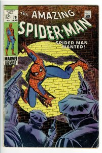 AMAZING SPIDERMAN 70 GD/VG 3.0 1st APP.VANESSA FISK   (EAST COAST COLLECTION)