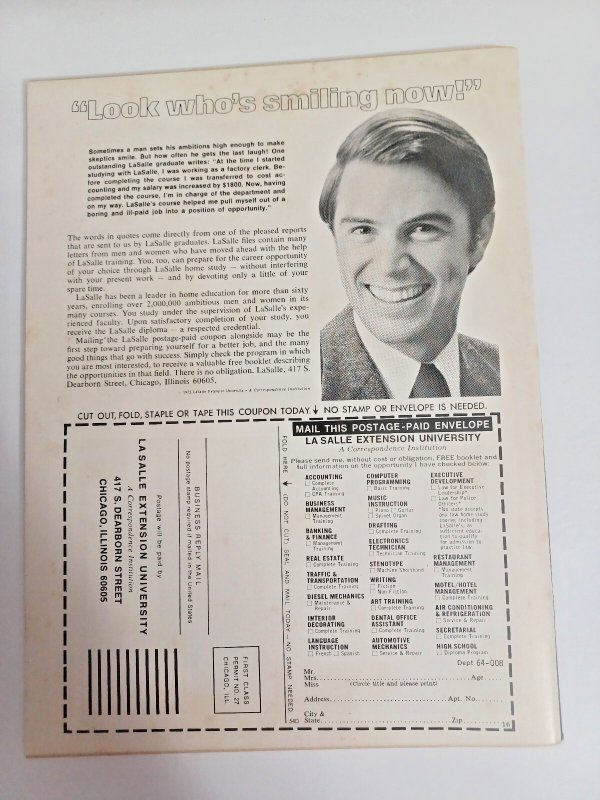 Dracula Lives #11 - Horror Magazine - Marvel - 1974 - VG/FN