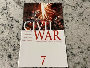 Civil War 7 NM 1st Print Marvel Comic Book Avengers Hulk Thor Iron Man Wasp DH2