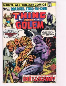 Marvel 2 In 1: The Thing & The Golem #11 FN Marvel Comics Comic Book 1975 DE29