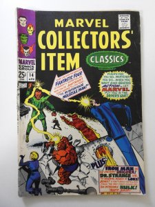 Marvel Collectors' Item Classics #14 (1968) VG Condition 1/2 in spine split