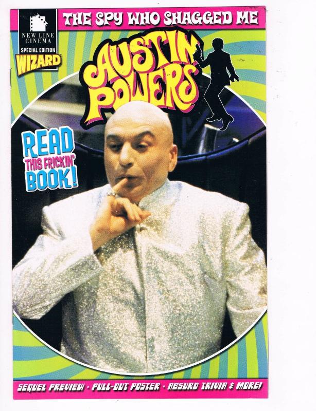 Austin Powers Spy Who Shagged Me NM New Line Cinema Wizard Comics Dr. Evil B98