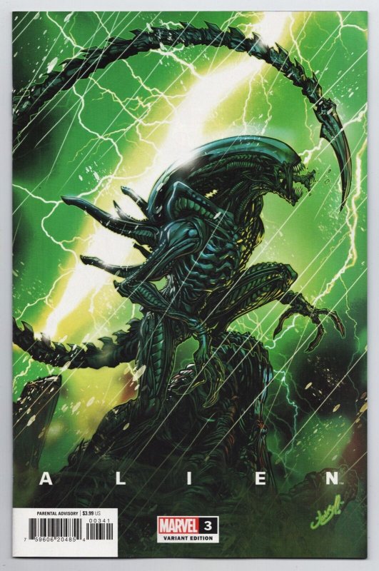 Alien #3 Jonboy Meyers Variant (Marvel, 2022) NM 