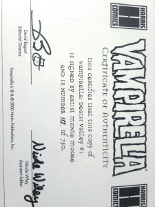 Signed NM+ Vampirella Monthly 24&26 Death Valley 1-2 Monte Moore