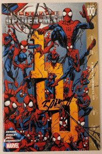 Ultimate Spider Man #100 2006 NM Signed By Mark Bagley With COA