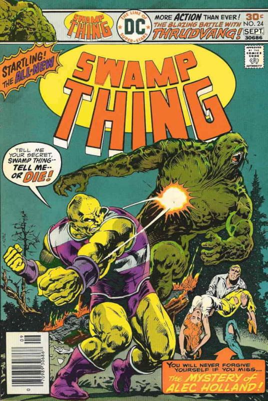 Swamp Thing (1st Series) #24 FN; DC | save on shipping - details inside