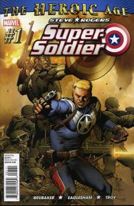 Steve Rogers: Super-Soldier #1 VF; Marvel | save on shipping - details inside