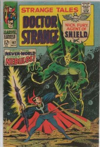 Strange Tales #162 ORIGINAL Vintage 1967 Marvel Comics Dr Strange Nebulos