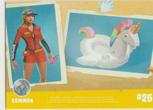 Fortnite Base Card 25 Panini 2019 trading card series 1