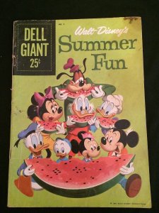 WALT DISNEY'S SUMMER FUN #2 DELL GIANT G Condition