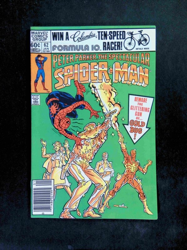 Spectacular Spider-Man #62  MARVEL Comics 1982 VF/NM NEWSSTAND