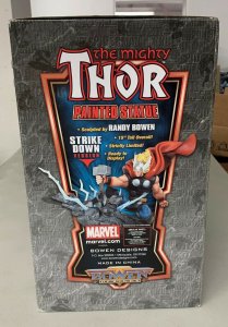 Marvel Mighty Thor Strike Down Version Painted Statue (Damaged See Description) 