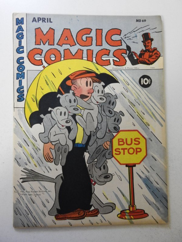 Magic Comics #69 (1945) VG/FN Condition! 1/2 in spine split