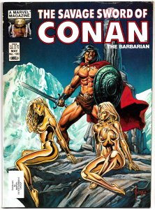 SAVAGE SWORD OF CONAN #100 (May1984) 8.0 VF  68 pgs! John Buscema! Ernie Chan!