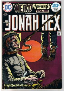 WEIRD WESTERN #21, FN+, Jonah Hex, Tony DeZuniga, 1972, more in store