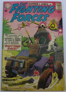 Our Fighting Forces #80 (Nov 1963, DC), G (2.0), Gunner, Sarge, & Pooch featured