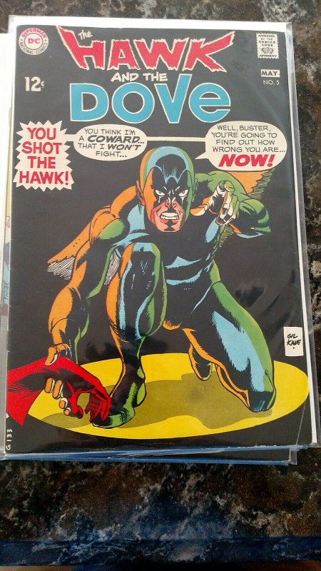 The Hawk and the Dove #5 (May 1969,DC) FN