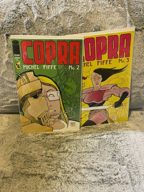 Two Book Lot Copra 2 & 3 Michel Fiffe Image Comics 