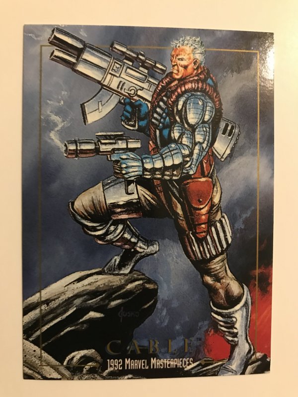 CABLE #18 card : 1992 Marvel Masterpieces Fleer NM/M; base, Jusko art