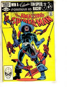 Lot Of 5 Amazing Spider-Man Marvel Comic Books # 221 222 223 224 225 CR58