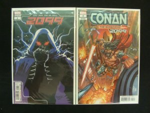 2099 Marvel Variant Covers Set of 12 Comics #1(x8), #33, #34, #35, #36