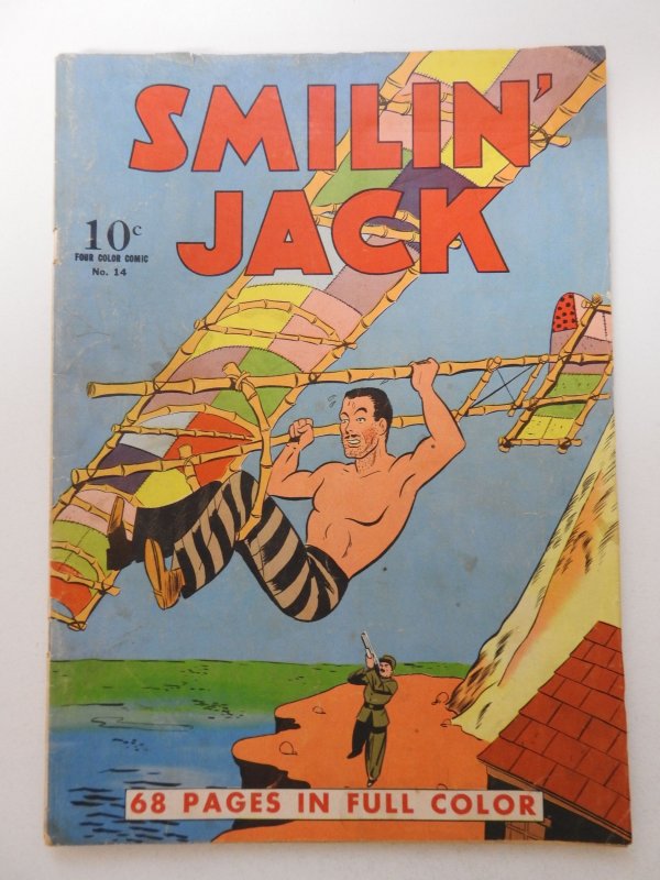 Four Color #14 (1942) W/ Smilin Jack! Sharp VG Condition!