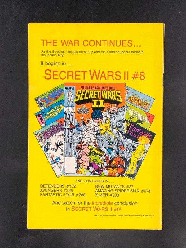 X-Men Annual #9 (1985) 1st Appearance of Stormcaster