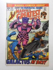 Marvel's Greatest Comics #36 (1972) Sharp Fine Condition! Silver Surfer!