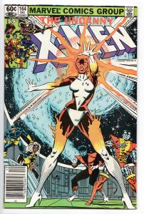 Uncanny X-Men #164 - 1st App of Carol Danvers as Binary (Marvel, 1982) - FN+