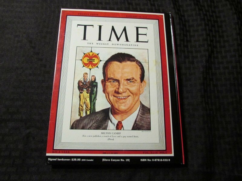 1987 Milton Caniff STEVE CANYON Signed #50/900 VF+ 40th Anniversary Special #19