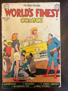 World's Finest Comics #48 (1950) - Cover Detached missing back cover