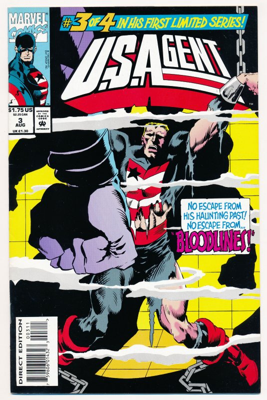 US Agent (1993 1st Series Marvel) #1-4 VF/NM Complete series