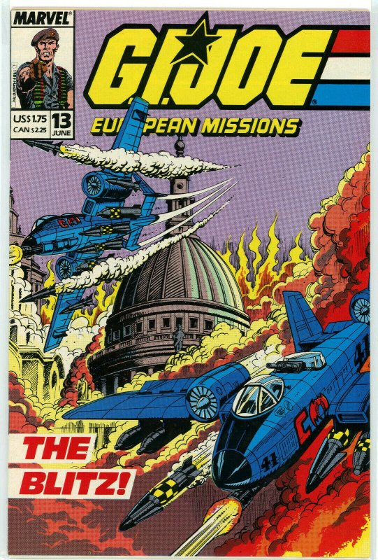 GI Joe European Missions #13 Marvel UK 1989 VF Low Print Run