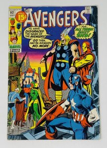 AVENGERS #92. NEAL ADAMS COVER ART!