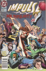 Impulse #3 (Newsstand) VF ; DC | Mark Waid Humberto Ramos