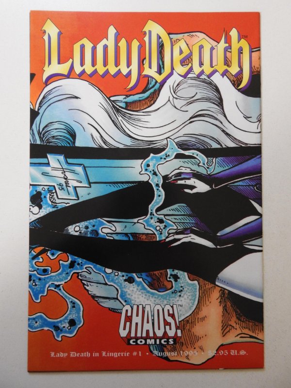 Lady Death In Lingerie (1995) VF- Condition! Signed by multiple people W/ Cert!