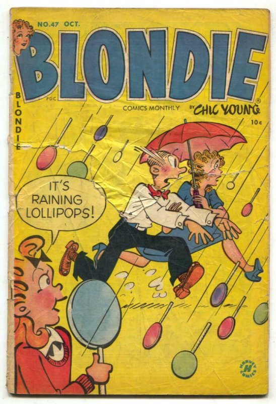 Blondie Comics #47 1952- Harvey Golden Age G