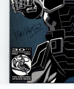 Iron Man #282 - 1st War Machine - KEY - signed artist Kevin Hopgood -1992- (-NM) 