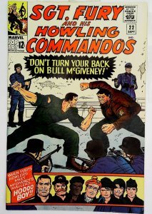 Sgt. Fury   #22, Fine+ (Actual scan)
