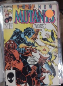 NEW MUTANTS  # 53 1987, Marvel disney  douglock cannonball helfire club