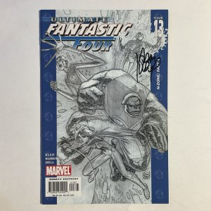 Ultimate Fantastic Four 13 2005 Signed by Adam Kubert Variant Marvel NM