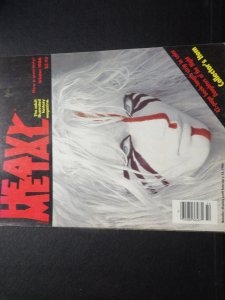 Heavy Metal Magazine #106 (1986) FN Clan Of The Cave Bear Winter Daryl Hannah